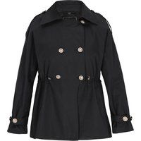 Zweireihige Kurzjacke im Trench-Stil
