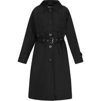 Eleganter langer Trenchcoat mit Gürtel