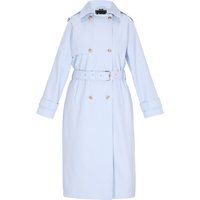 Zweireihiger Trenchcoat mit Gürtel