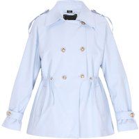 Doppelreihige Kurze Trenchcoat Jacke