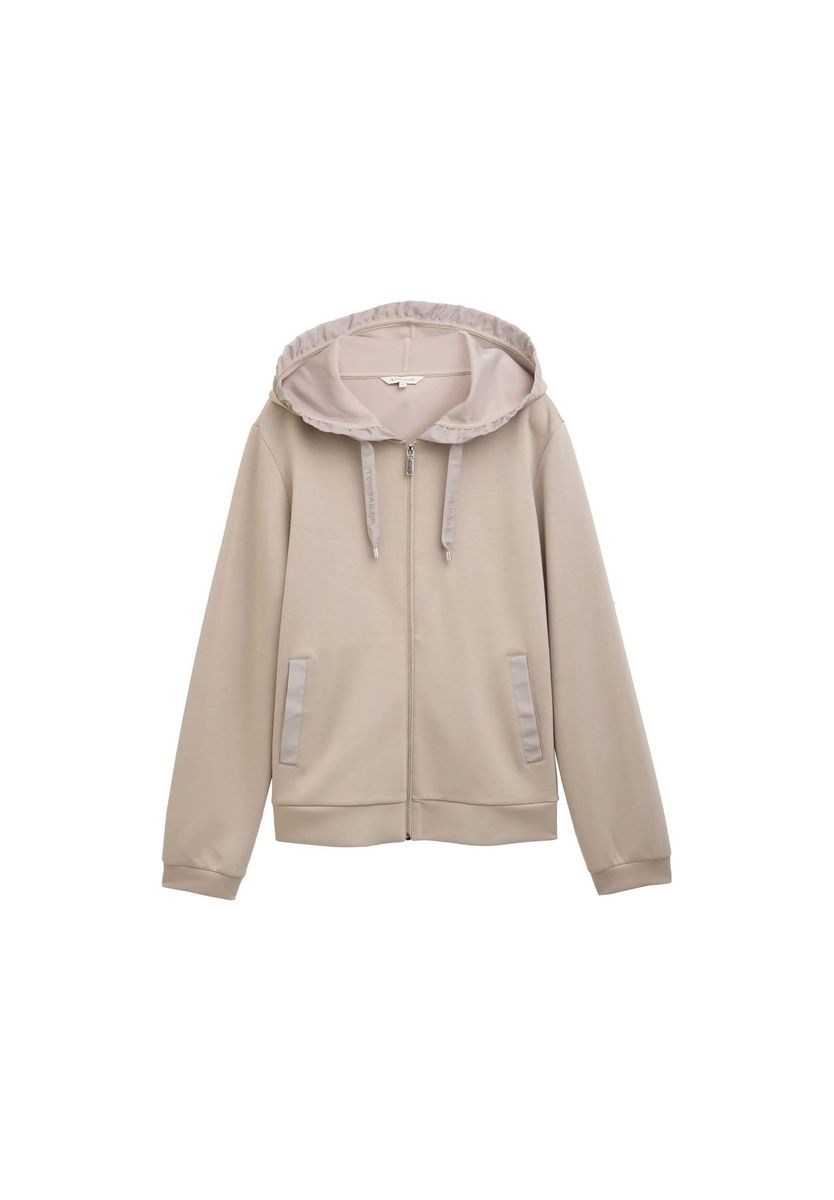 Minimalistischer Scuba-Hoodie mit Reißverschluss
