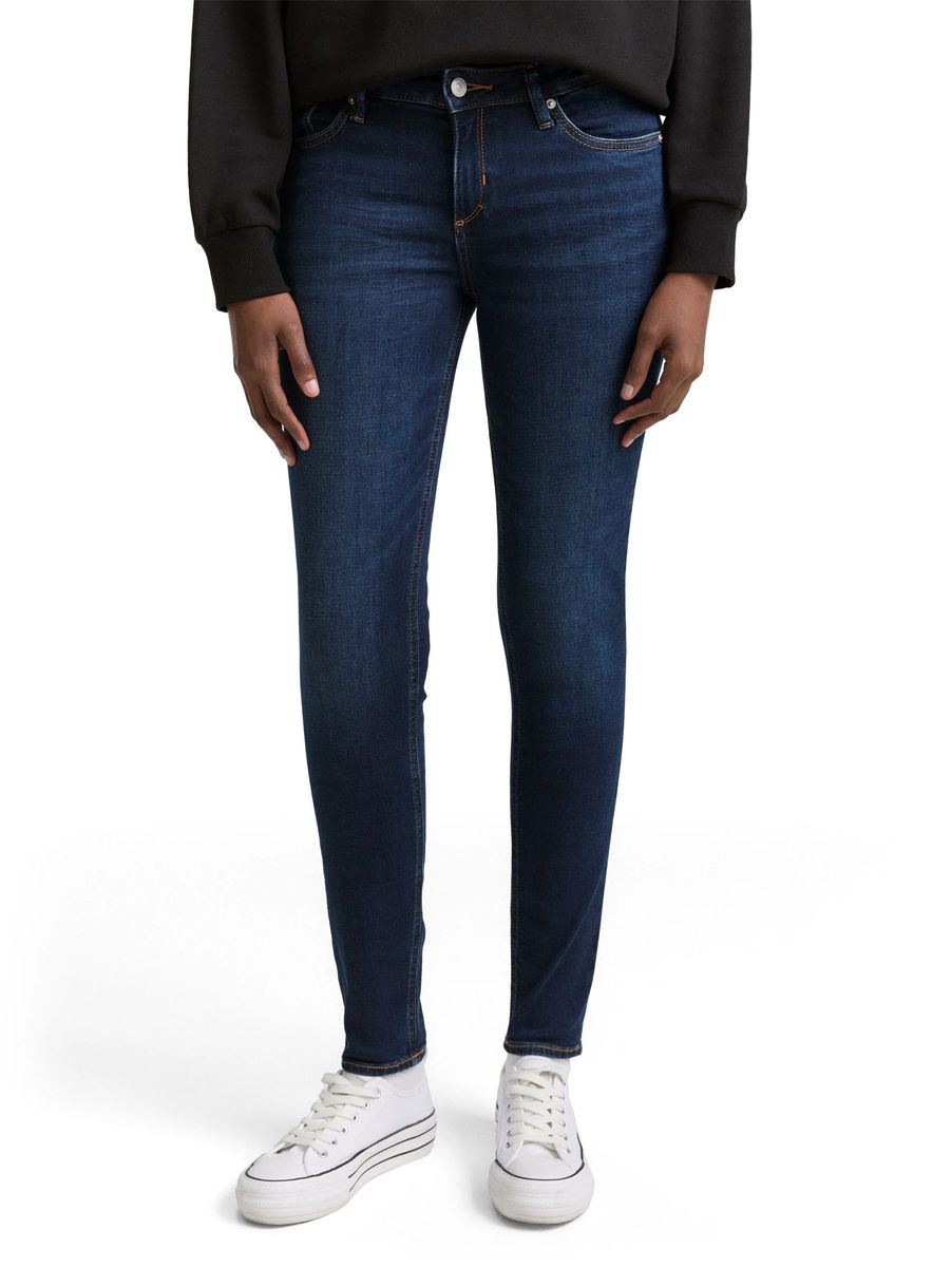 Schmale Low-Rise 5-Pocket-Jeans