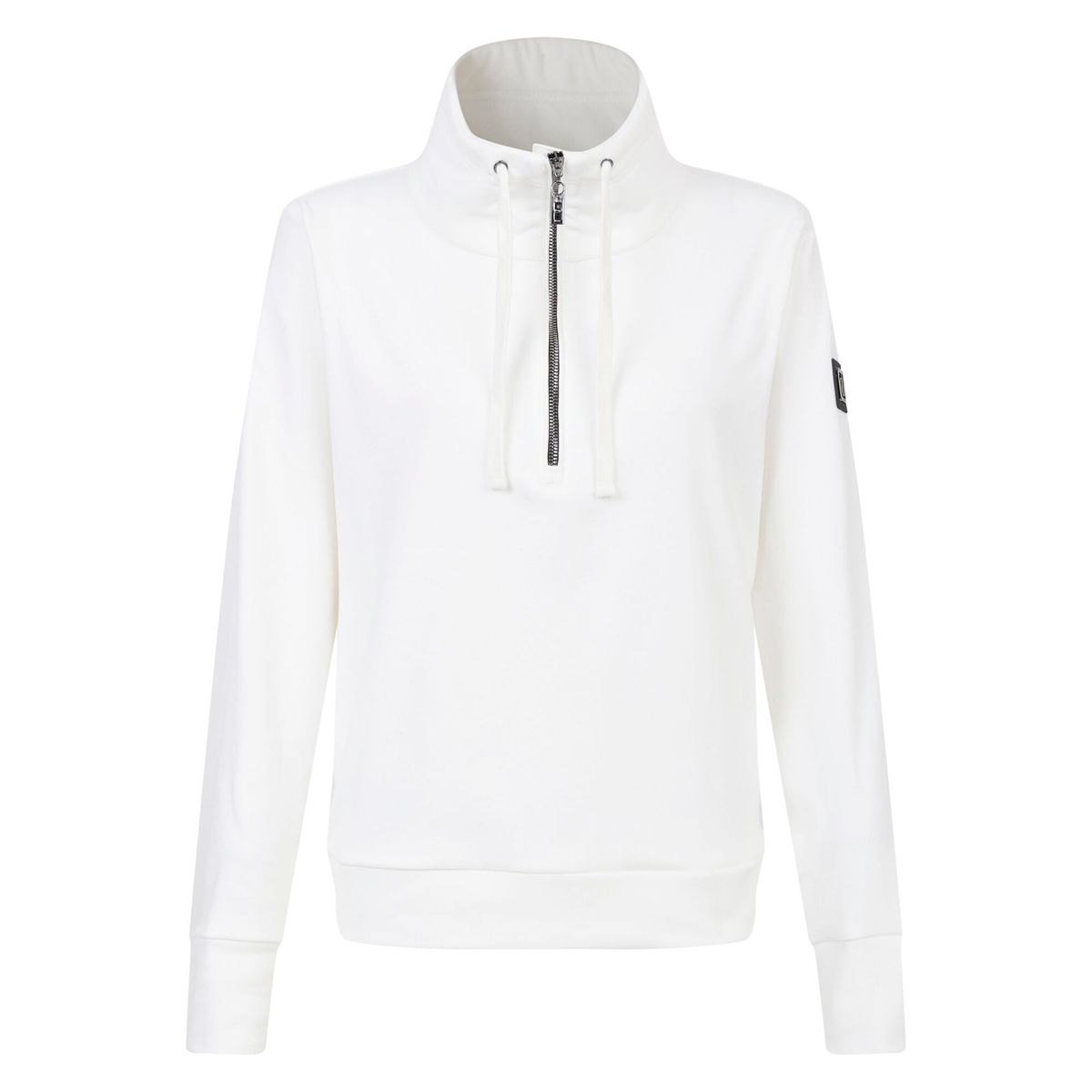 Sweatshirt mit kurzem Reißverschluss