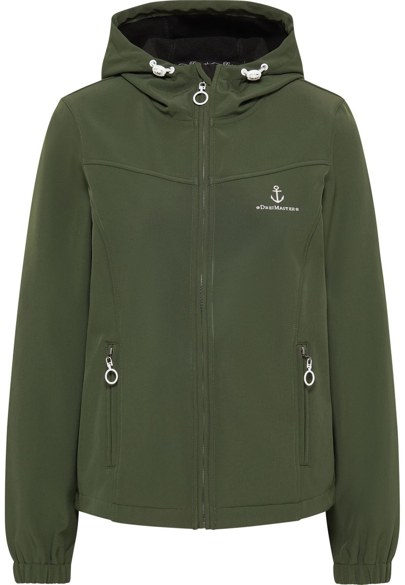 Funktionale Softshelljacke mit Kapuze