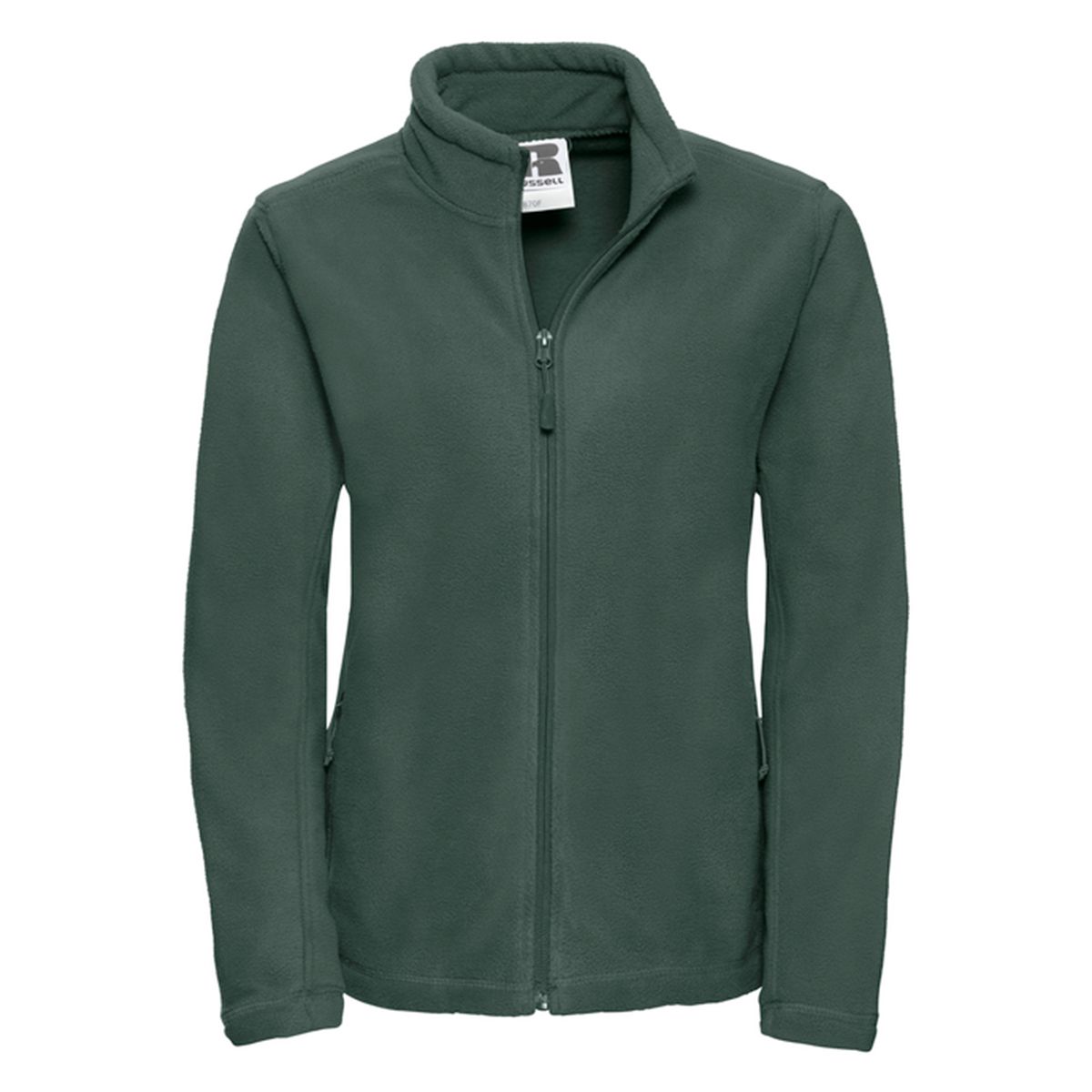 Fleecejacke mit durchgehendem Reißverschluss