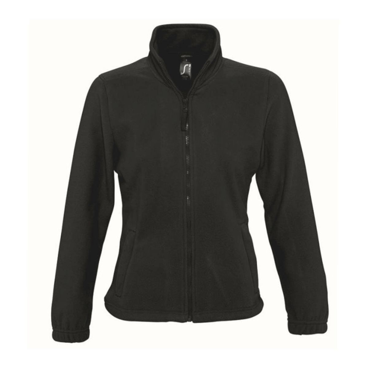 Taillierte Fleecejacke mit Reißverschluss