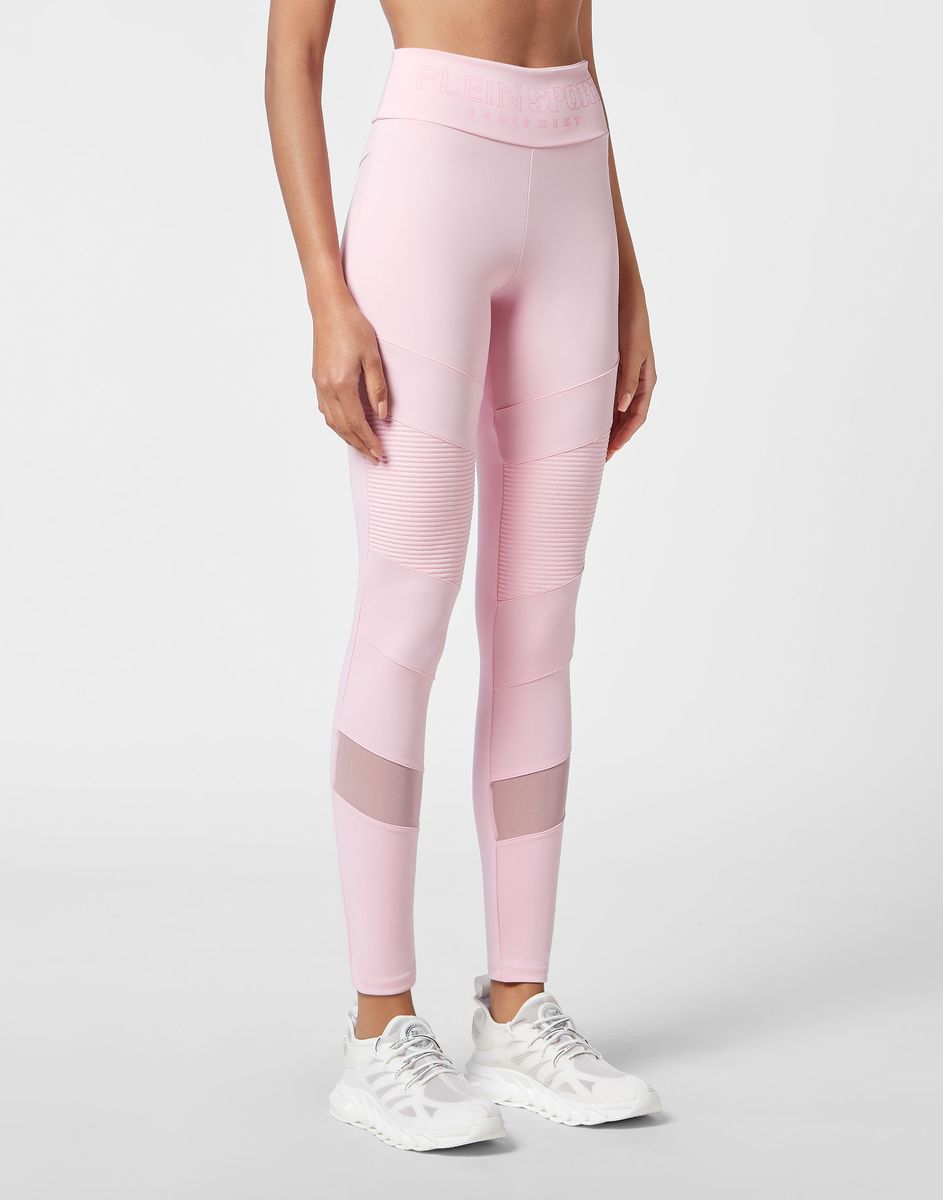 Gesteppte Performance-Leggings mit hohem Bund