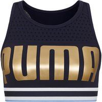 Sport-Crop-Top mit goldenem Logo