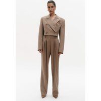 Zweireihiger kurzer taillierter Blazer