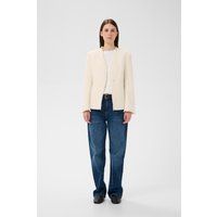 Strukturierter Blazer mit Fransen-Details