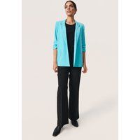 Blazer mit geradem Schnitt und 3/4-Ärmeln