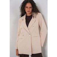 Klassischer Zweireiher Long-Blazer