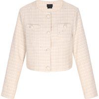 Elegante Bouclé-Jacke mit Schimmer