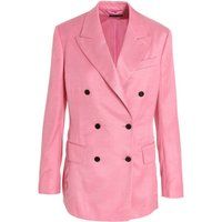 Zweireihiger Taillierter Blazer aus Viskose