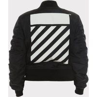 Bomberjacke mit Diag-Print