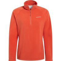 Fleecepullover mit halbem Reißverschluss