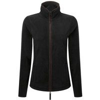 Artisan Fleecejacke mit Kontrastbesatz