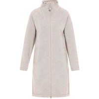 Meliertes Microfleece-Longjacke