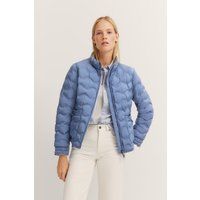 Leichter Steppblouson mit Wellensteppung