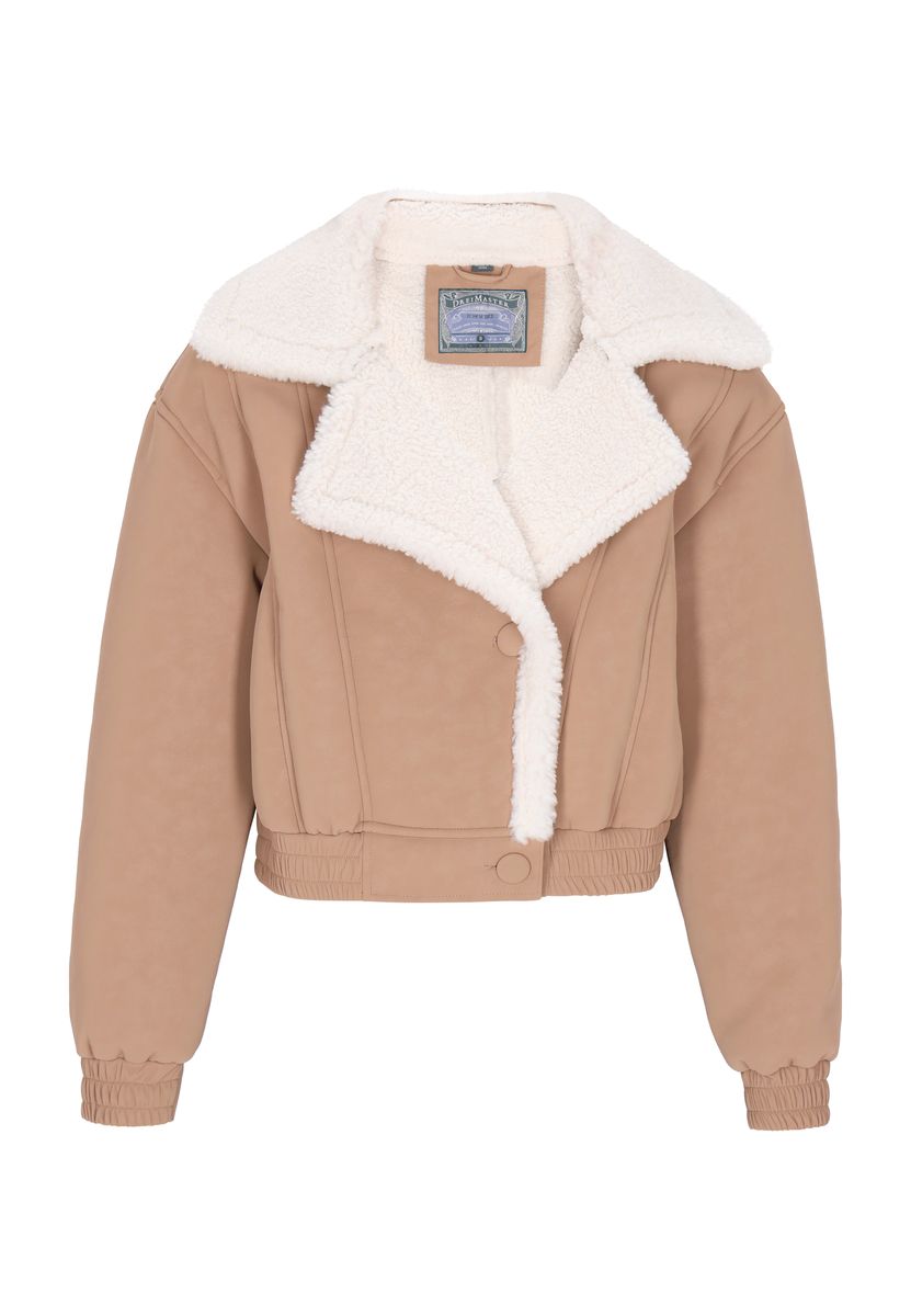 Kurze Jacke im Fliegerstil