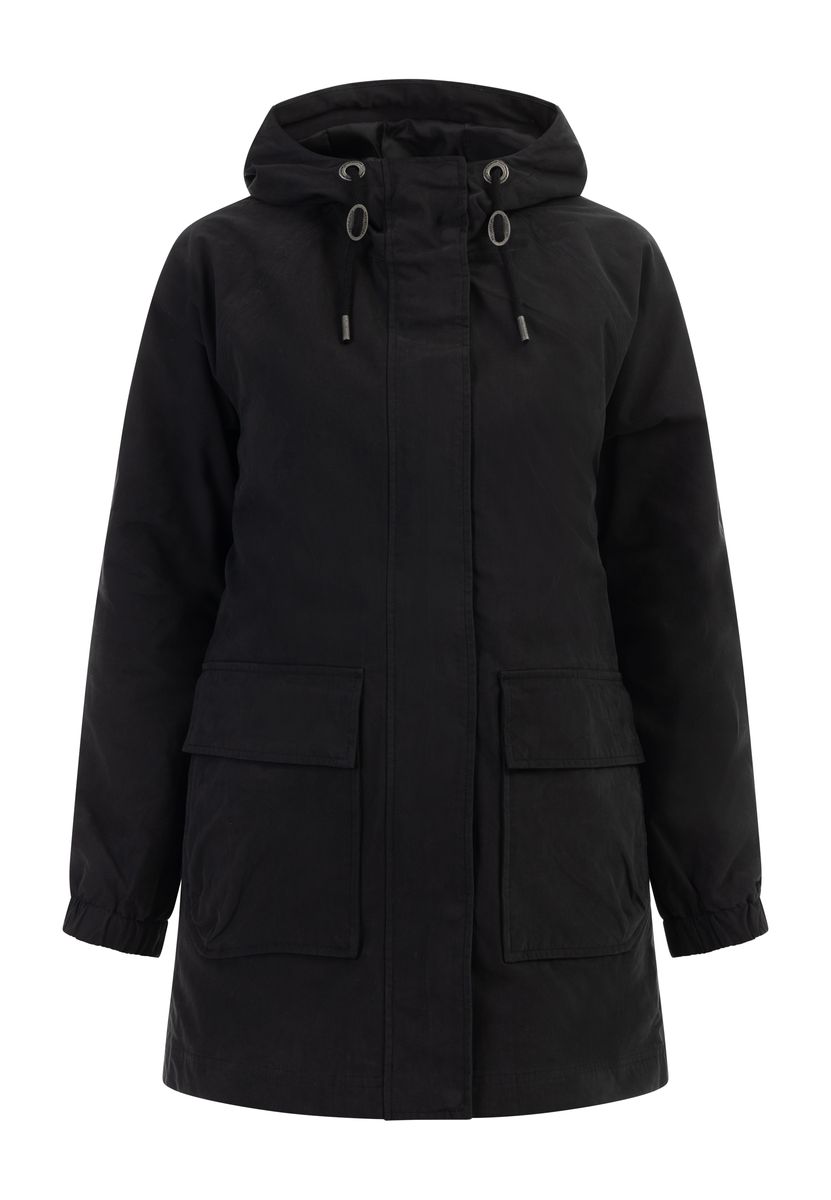 Sportlicher Baumwollparka mit Kapuze