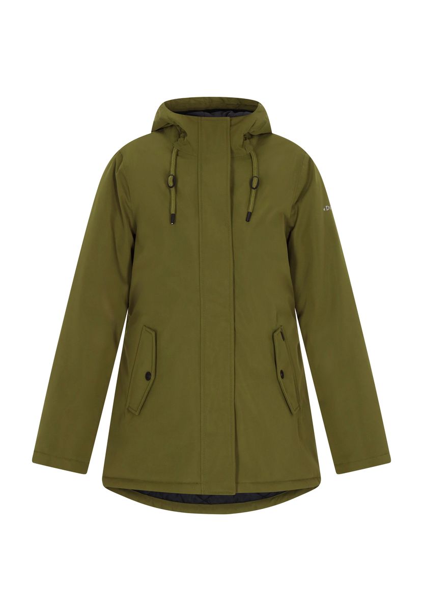 Wasserdichte Wattierte Winterjacke mit Kapuze