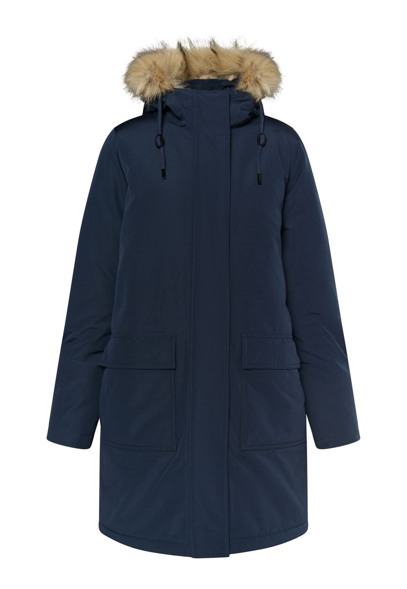 Arktis-Winterparka mit Kunstfellkapuze