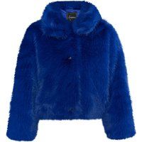 Statement-Blouson aus Kunstpelz