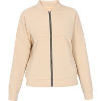 Lässiger Zip-Up mit überschnittenen Schultern
