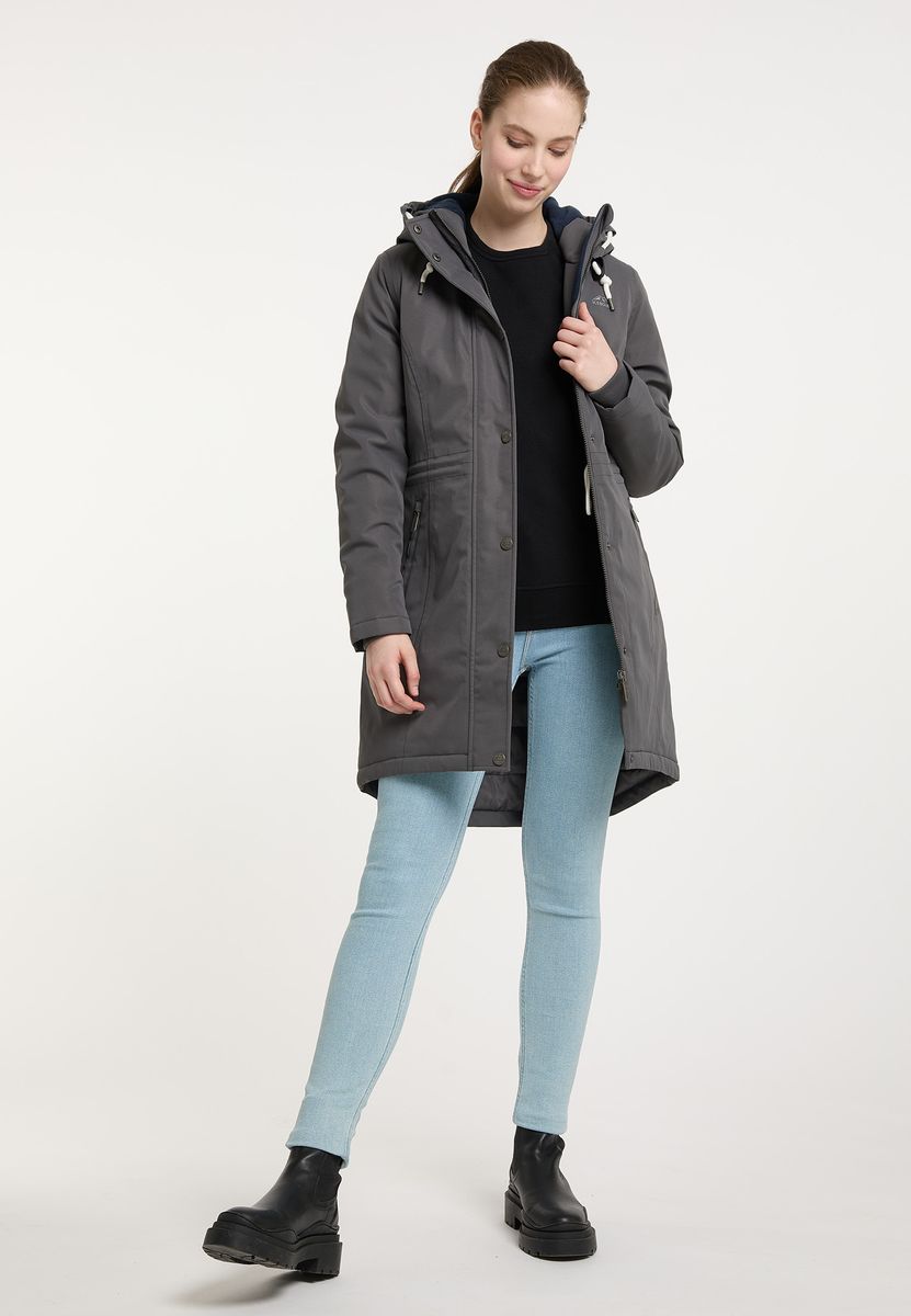 Wetterfester Winterparka mit Kapuze