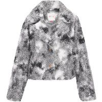 Strukturierte Crop-Jacke mit Revers