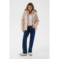 Oversize Steppjacke mit Kapuze