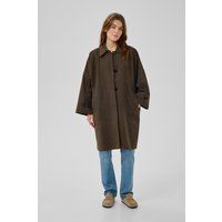 Oversize-Mantel mit aufgesetzten Taschen