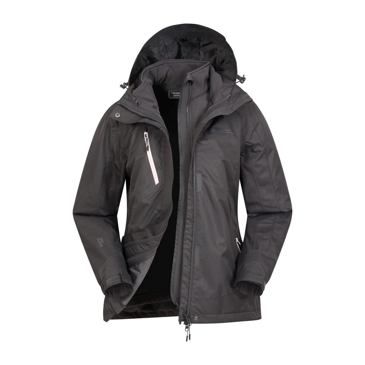 Wetterfeste 3-in-1 Outdoorjacke
