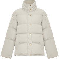 Gesteppte Pufferjacke mit Stehkragen