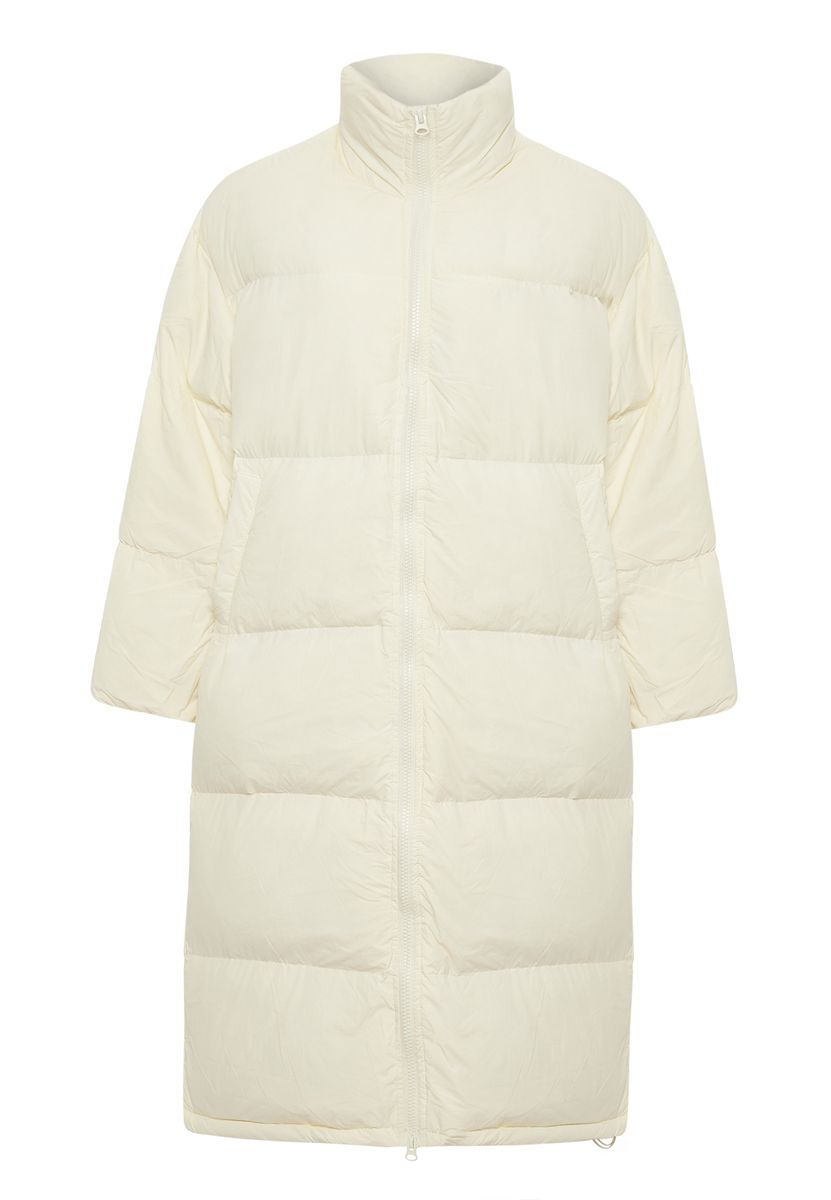 Oversized Gesteppter Langer Puffer