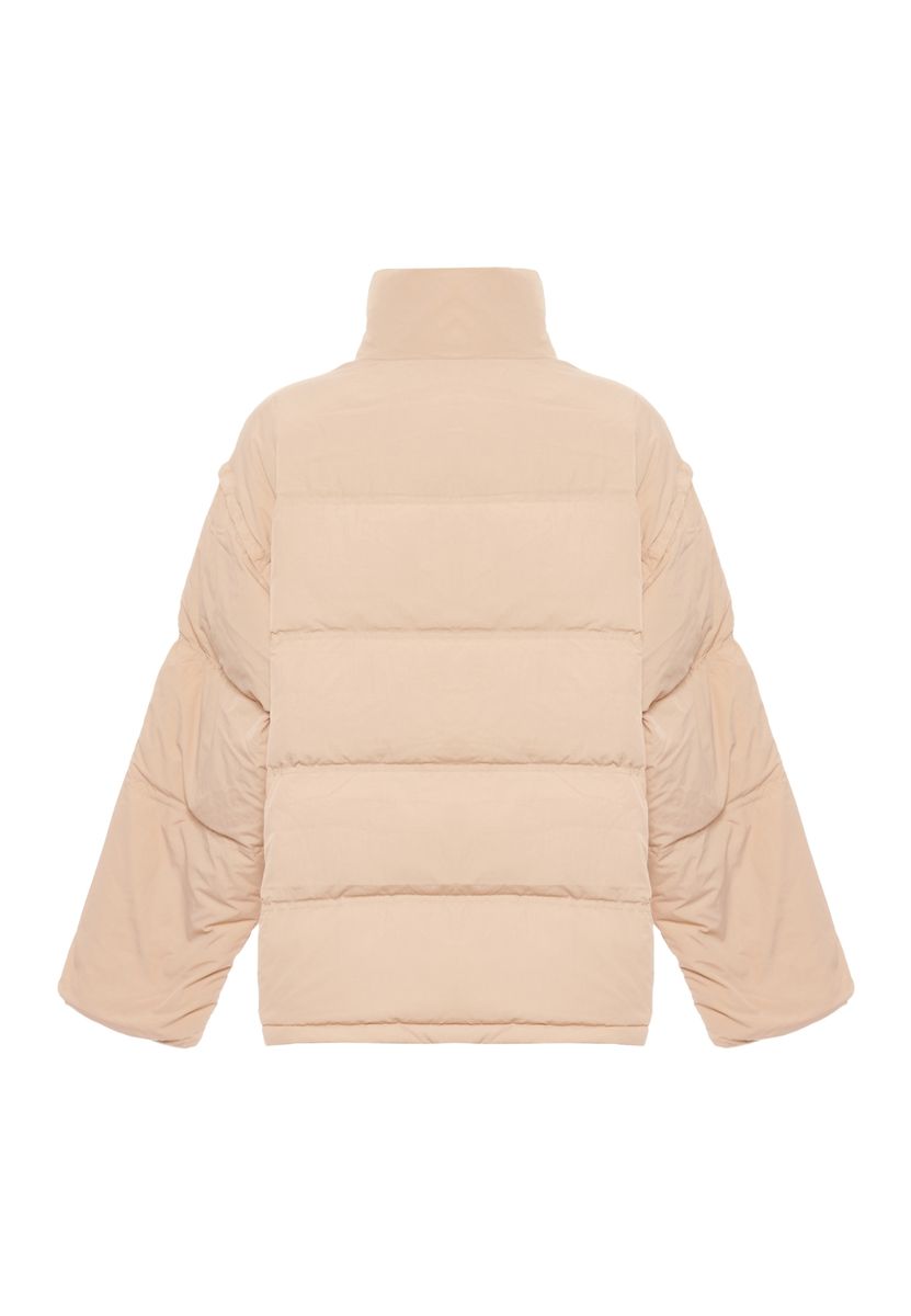 Gesteppte Pufferjacke mit Stehkragen