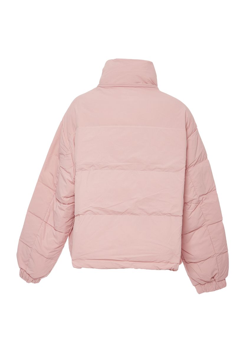 Wattierte Steppjacke mit Stehkragen
