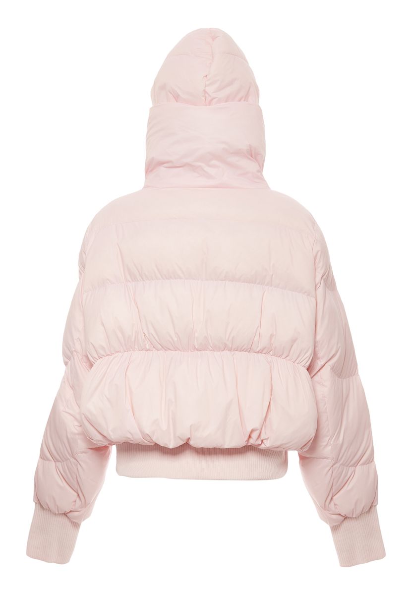 Gesteppte Pufferjacke mit Kapuze