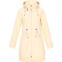 Longform-Softshell-Parka mit Kapuze