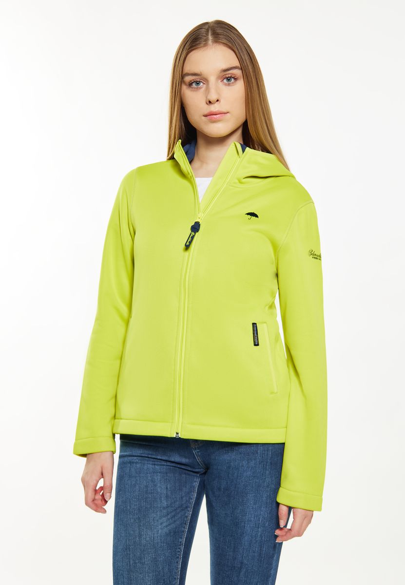 Übergangsjacke mit Kapuze und Reißverschluss