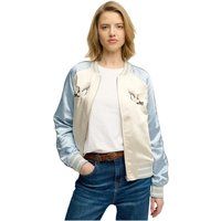 Bestickte Satin Souvenir Bomberjacke
