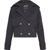 Zweireihige Kurzjacke im Trench-Stil