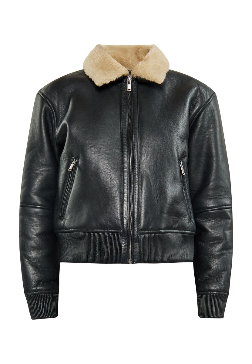 Klassische Bomberjacke im Fliegerstil