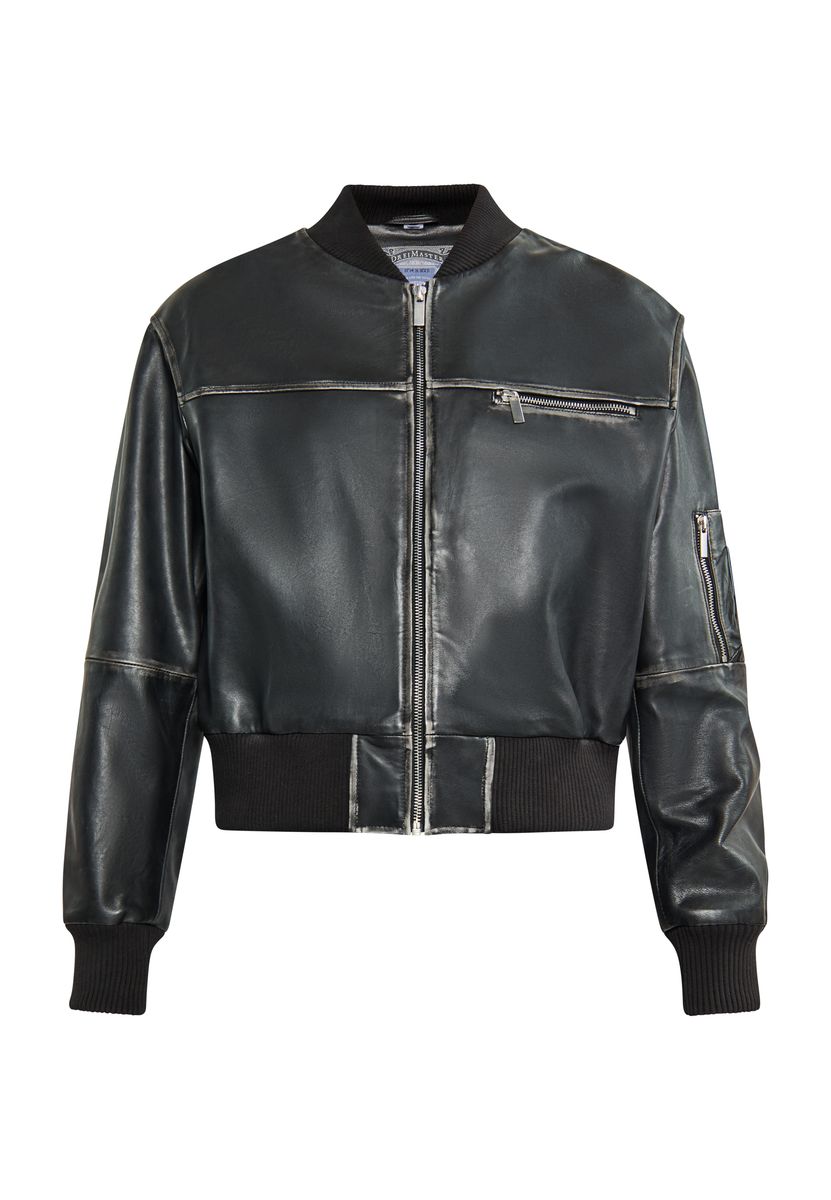 Vintage Lammleder Bomberjacke