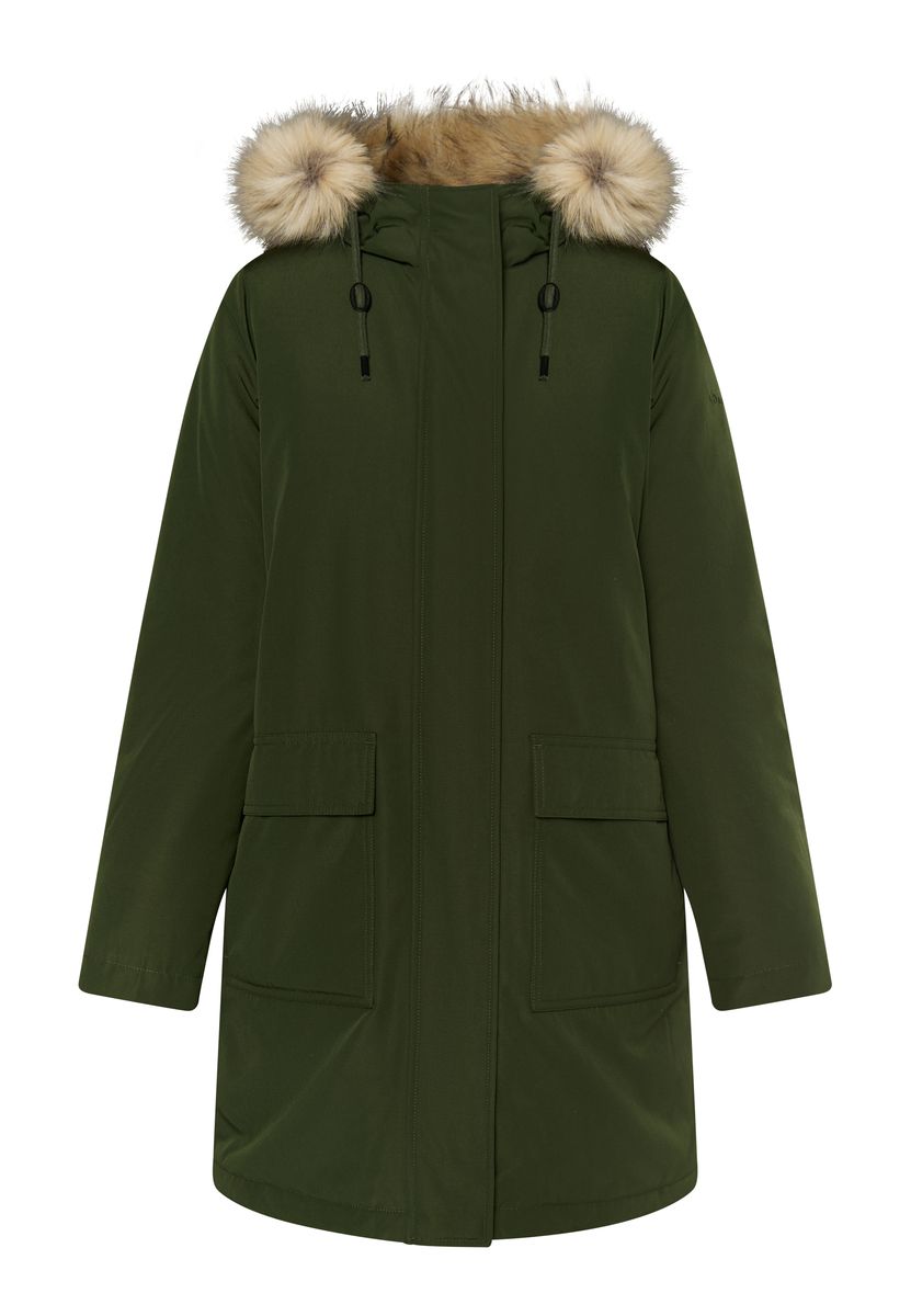 Isolierter Winterparka mit Kunstfellkapuze