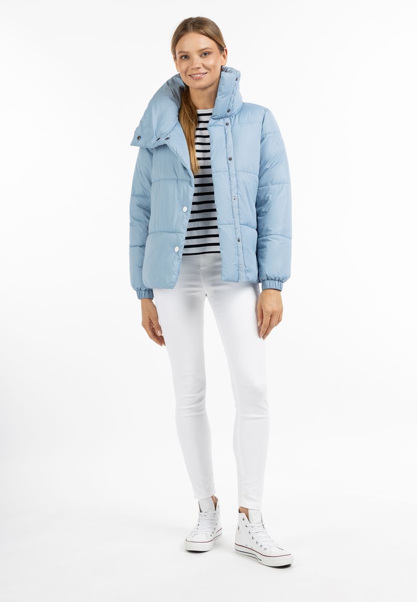 Wattierte Steppjacke im Geradschnitt
