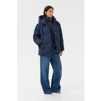 Lässige Steppjacke mit Kapuze