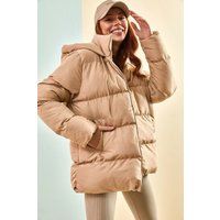 Gemütliche Steppjacke mit Kapuze