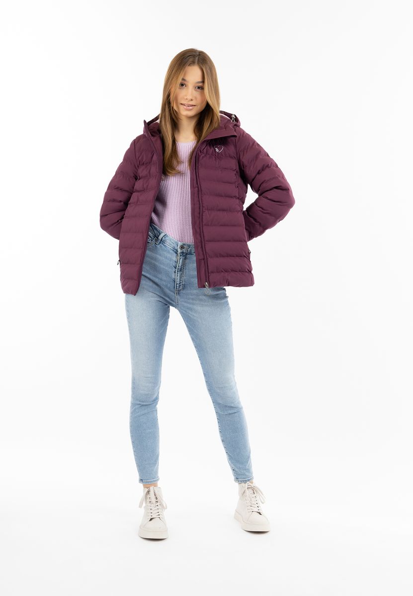 Gesteppte Pufferjacke mit Kapuze